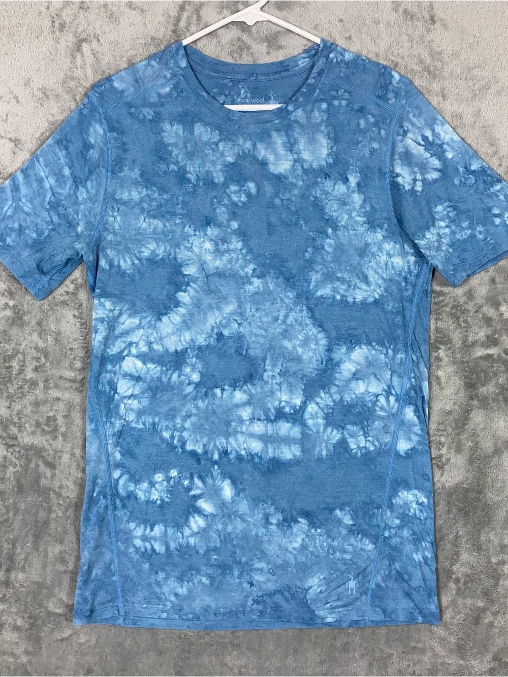 Smartwool T Shirt Mens Small Blue Dye Merino Wool 150 Base Layer Hiking Outdoor